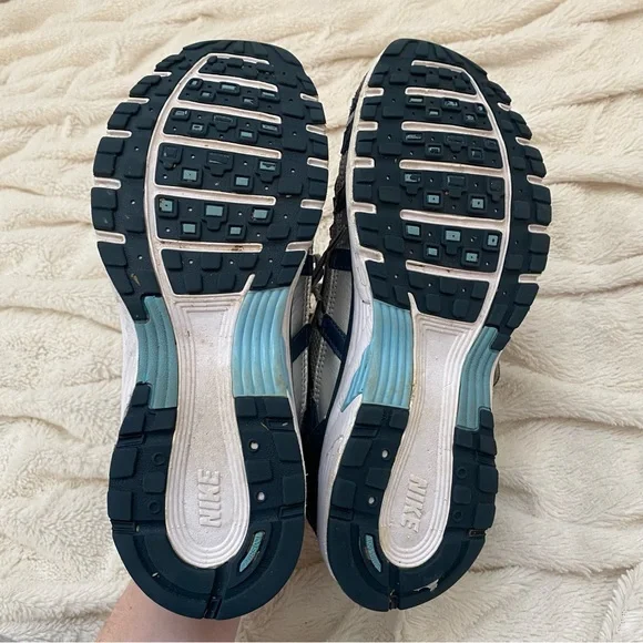 Nike P-6000 vintage sneakers Armory Navy/Flat Silver Sz 7.5 - Picture 5 of 6